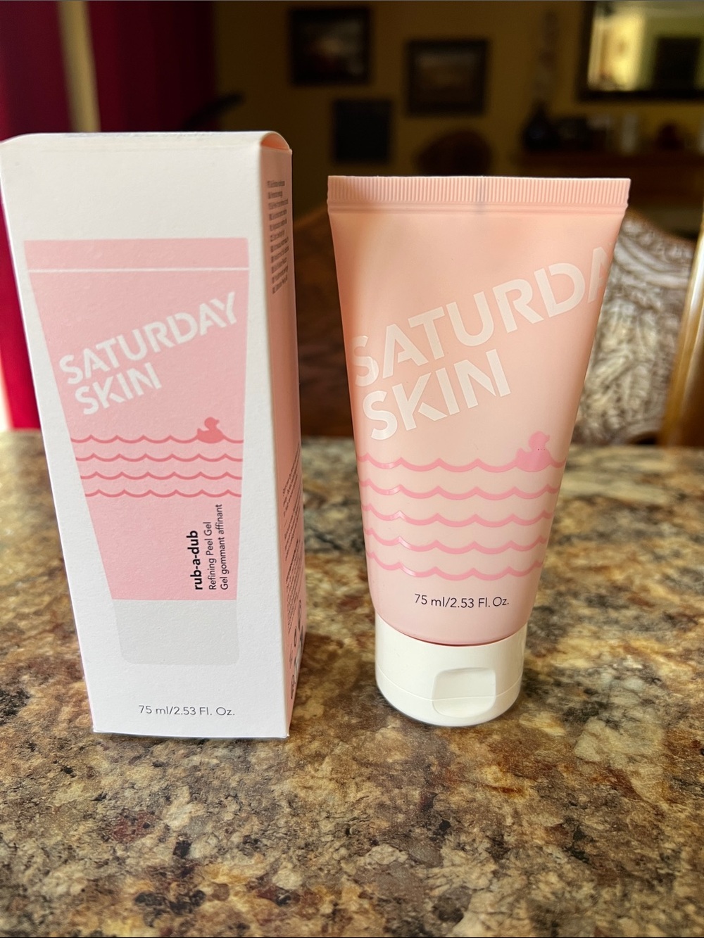 Saturday Skin Rub-a-dub Exfoliating Gel β Soft Pink